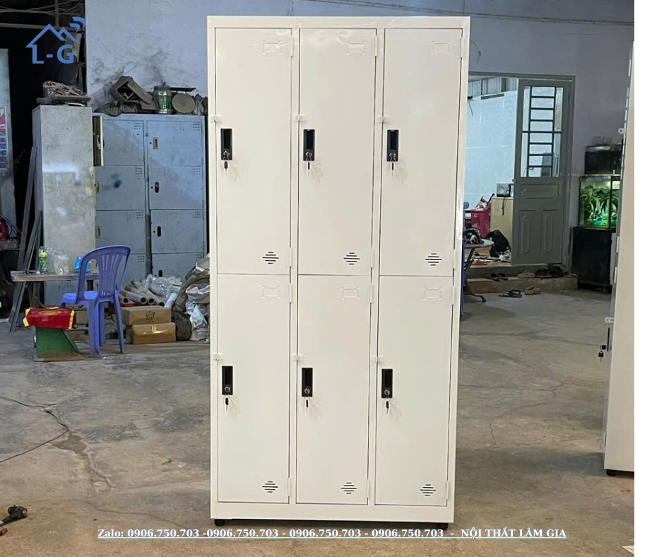 Tủ hồ sơ 6 cánh cửa cao